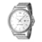Technomarine MoonSun 45mm White Dial Stainless Steel Mesh Band Quartz Watch