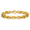 14K Yellow Gold 8.7mm Fancy Link 8.5 Inch Bracelet