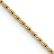 14k Yellow Gold 1mm Solid Round Parisian Wheat 24 Inch Chain