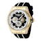 Invicta Speedway 48mm White, Black Dial Silicone Band Quartz Watch