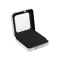 Gemstone Display Box Matte Silver Finish 55 X 55 X 17mm With Reversible
Black And White Cushion