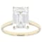 Lab-Grown Diamond Emerald-Cut Solitaire Ring In 14K Gold 5.00ct