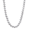 Platinum Cultured Freshwater Pearl Rhodium Over Sterling Silver 18 Inch
Strand Necklace