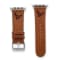 Gametime Houston Texans Leather Band fits Apple Watch (38/40mm S/M Tan).
Watch not included.
