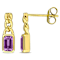 Amethyst 14K Yellow Gold Earrings 0.60ctw
