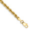 10k Yellow Gold 3mm Rope Link Bracelet
