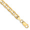 10k Yellow Gold 6.25mm Concave Mariner Link Bracelet