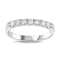 0.50cttw 7 Stone Diamond Band Ring in 14k White Gold