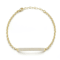 Sterling Statements 14K Yellow Gold Over Sterling Silver Pave ID Bar
Rolo Chain Bracelet