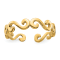14K Yellow Gold Swirl Toe Ring
