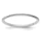 Rhodium Over 10K White Gold 1.2mm Twisted Wire Pattern Stackable
Expressions Band