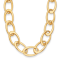 14K Yellow Gold Oval Link 18-inch Necklace