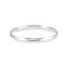 14K White Gold 6.5mm Hinged Bangle Bracelet