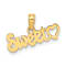 10K Yellow Gold Sweet Heart Charm