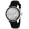Oceanaut Women's Tune White Dial, Black Rubber Strap Watch