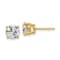 14K Yellow Gold Lab Grown Diamond 2ct. VS/SI GH+, 4-Prong Earrings