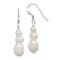 Sterling Silver Polished 6-10mm Freshwater Cultured Pearl Dangle Earrings