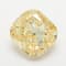 1.07ct Intense Yellow Cushion Lab-Grown Diamond VS2 Clarity IGI Certified
