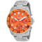 Seapro Men's Scuba 200 Chrono Orange Dial, Stainless Steel Watch