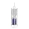 Blue Sapphire Rhodium Over Sterling Silver Hourglass Sand Timer Pendant