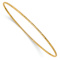 10k Yellow Gold 1.5mm Diamond-Cut Slip-on Bangle Bracelet