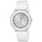 Oceanaut Women's Satin White Dial, White Silicone Watch