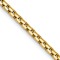14K Yellow Gold 2.45mm Hollow Round Box Chain 26"