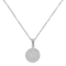 Initial Y Charm Pendant Necklace In Silver-Tone