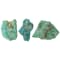 Sonoran Turquoise Pre-Drilled Tumbled Nugget Focal Beads Set of 3