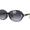 Gucci Black with Logo Accent Frame / Gray Lens Sunglasses