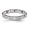 Sterling Silver Stackable Expressions Amethyst Ring 0.19ctw