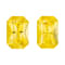Yellow Sapphire 6x4mm Radiant Cut Matched Pair 1.33ctw