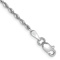 Rhodium Over 14k White Gold Diamond-Cut Quadruple Rope Chain Bracelet