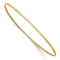 14k Yellow Gold 1.5mm Polished Slip-on Bangle Bracelet