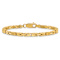 10k Yellow Gold 3.25mm Byzantine Link Bracelet