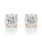 White Lab-Grown Diamond 14K Yellow Gold Solitaire Stud Earrings 0.75ctw