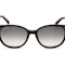 Swarovski Shiny Black Frame / Gradient Smoke Lens Sunglasses