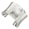 Sterling Silver 39.5mm Hammered Cuff Bracelet