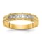 14K Yellow Gold AA Quality Ladies Wedding Band