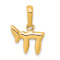 14k Yellow Gold Chai Pendant