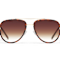 Quay All In Mini Tortoise Aviator Frame / Brown Lenses Sunglasses