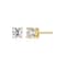 Square Cushion Cut Moissanite 14k Yellow Gold Over Silver Stud Earrings
0.66ctw DEW