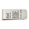 Stainless Steel Brushed Lasered DAD Money Clip