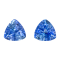 Sapphire 5.5mm Trillion Matched Pair 1.34ctw