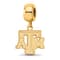 14K Yellow Gold Over Sterling Silver LogoArt Texas A and M University
Small Dangle Bead