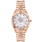 GV2 Naples White Dial Rose Bezel Stainless Steel Watch