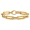14K Yellow Gold Oval Link 8 Inch Bracelet