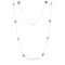 Multi-Gem 14k White Gold 34" Necklace 20.08ctw