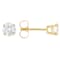 Lab-Grown Diamond Stud Earrings In 14K Gold 0.75ctw