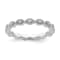 Sterling Silver Stackable Expressions Diamond Ring 0.195ctw